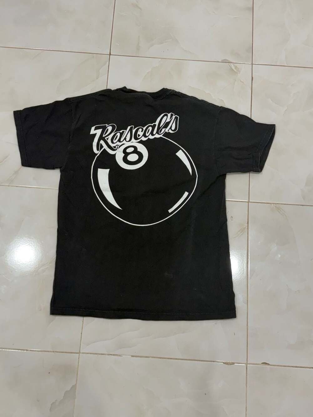 Vintage Rascal's Corpus Christi TX 8 Ball Shark Graphic T-Shirt